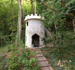 The Castle with roof shuttering
